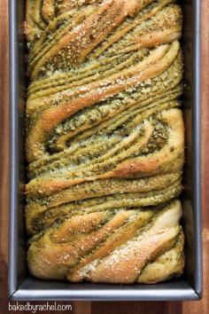 
                    
                        Braided Pesto Bread Recipe from bakedbyrachel.com
                    
                