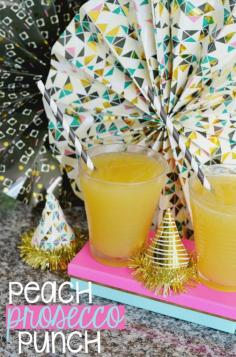
                    
                        Host a fabulous party with this peach prosecco punch. A bit of bubbly goes a long way when paired with a fresh peach cider and orange juice. Cheers!
                    
                