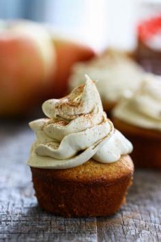 
                    
                        Apple Cider Cupcakes with Nutmeg Frosting
                    
                