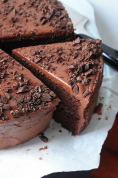 
                    
                        Super Decadent Chocolate Cake with Chocolate Fudge Frosting
                    
                