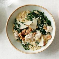 
                    
                        Kale Caesar Quinoa Salad with Roasted Chicken
                    
                