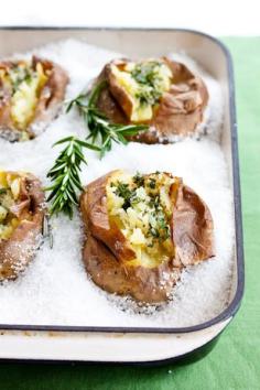 
                    
                        Salt Roasted Potatoes with Rosemary Butter
                    
                