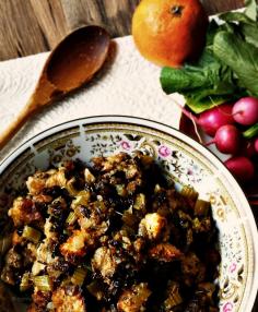 
                    
                        Rosemary Mushroom Stuffing - Cruelty Free Vegan Holiday Basics from Canned-Time.com
                    
                