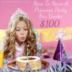 
                    
                        How To Have a Princess Party For Under $100!  Princess Birthday Parties Ideas!
                    
                
