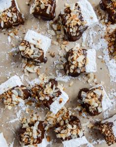 
                    
                        chocolate covered coconut marshmallows
                    
                