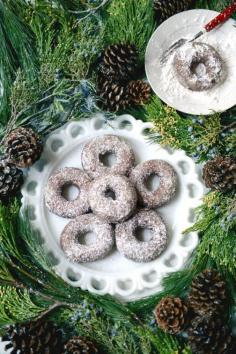 
                    
                        Powdered Whole Wheat Gingerbread Donuts
                    
                