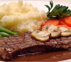 
                    
                        Grilled Steak with Mushrooms Recipe
                    
                
