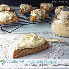 
                    
                        Vanilla Whole Wheat Scones & Vanilla Bean Buttercream
                    
                