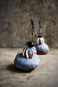 
                    
                        Blueberry and lavender religieuse
                    
                