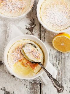 Warm Lemon Pudding Cake Recipe #food