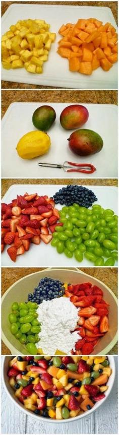 
                    
                        The Best Fruit Salad Recipe 1/4 cup of powdered sugar 2 tsp of vanilla
                    
                