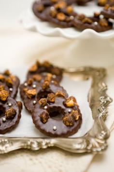 
                    
                        Salted Chocolate Shortbread Wreaths with Hazelnuts
                    
                