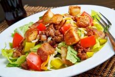 
                    
                        The Cheeseburger Salad is the Healthy American Icon Alternative #food trendhunter.com
                    
                