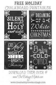 
                    
                        FREE Christmas Songs Printable Chalkboard Art
                    
                