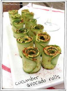 
                    
                        Cucumber Avocado Rolls
                    
                