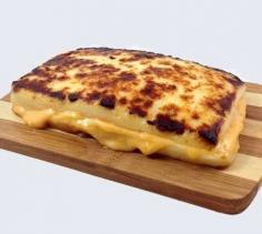 
                    
                        The Ultimate Grilled Cheese Sandwich is Made Entirely of Cheese #food trendhunter.com
                    
                