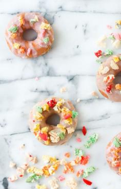 
                    
                        Glazed Donuts with Macaron Sprinkles
                    
                