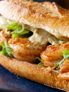 
                    
                        Spicy Shrimp Sandwich with Chipotle Avocado Mayonnaise Recipe
                    
                