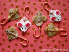 
                    
                        Candy Cane Mice DIY Christmas Favors- About a Mom blog featured on the Show Me Saturday link up party! craft project idea for kids, gift for neighbor, office party exchange, secret santa, or teachers...home decor, budget friendly, inexpensive, easy, fast, quick, fun! pin now.....read later!
                    
                