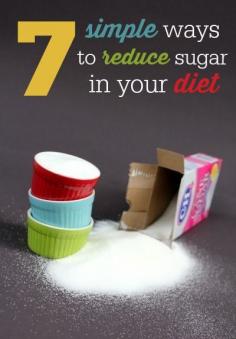
                    
                        7 simple ways to reduce sugar in your diet.
                    
                