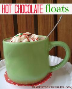 
                    
                        Rich, delicious peppermint Hot Chocolate Floats!
                    
                