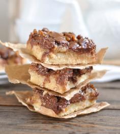 
                    
                        These Chocolate Caramel Pecan Pie Bars are a decadent and delicious dessert that just happen to be gluten free, grain free, vegan, and paleo friendly.
                    
                