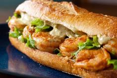 
                    
                        Spicy Shrimp Sandwich with Chipotle Avocado Mayonnaise
                    
                