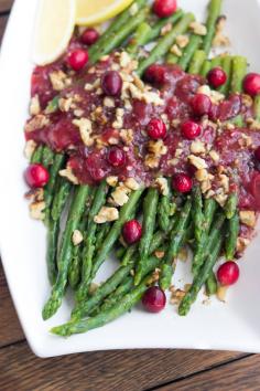 
                    
                        Festive holiday side dish that combines cranberry sauce with honey vinaigrette and asparagus. Super healthy, easy, and quick. | littlebroken.com @Katya | Little Broken #thanksgiving #sidedish #asparagus
                    
                