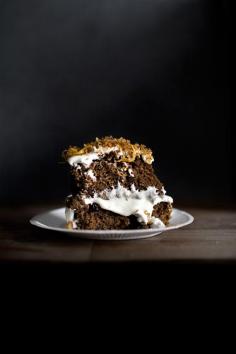 
                    
                        CARROT GINGERBREAD CAKE W/ CARDAMON FROSTING + GINGER FRIES
                    
                