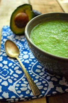 
                    
                        Cucumber Avocado Soup | Recipe from @Elizabeth @ threebeansonastring.com #vegan #paleo #glutenfree #avocado
                    
                