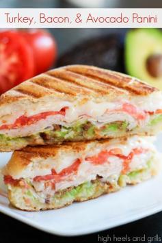 
                    
                        Turkey, Bacon, and Avocado Panini. Best sandwich ever! #lunch #recipe #easy
                    
                