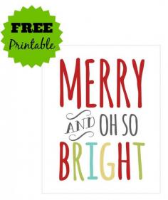 
                    
                        FREE Merry and Bright Printable on Frugal Coupon Living for the Holiday and Christmas Season.
                    
                