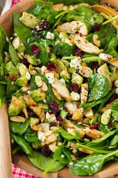 
                    
                        Cranberry Avocado Spinach Salad with Chicken and Orange Poppy Seed Dressing - Cooking Classy
                    
                