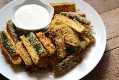 
                    
                        Baked Zucchini Fries are a Delicious Alternative to the Salty Snack #food trendhunter.com
                    
                