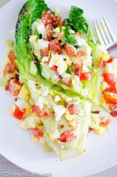 
                    
                        Grilled Romaine Lettuce Cobb Salad with Avocado Dressing
                    
                