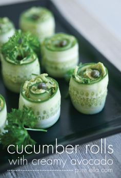 
                    
                        Cucumber Rolls with Creamy Avocado | 29 Super-Easy Avocado Recipes
                    
                