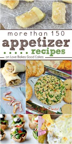 
                    
                        More than 150 Appetizer Recipes!
                    
                