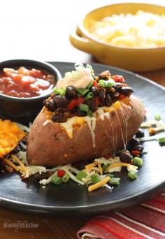 
                    
                        Loaded Baked Sweet Potato
                    
                