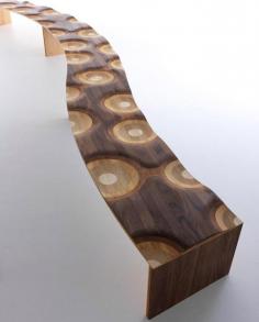 
                    
                        Modular solid #wood #bench RIPPLES LIKE A RIVER Ripples Collection by @HORM.IT  | #design Toyo Ito
                    
                