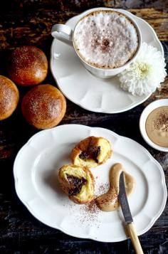 
                    
                        chocolate filled brioches with tiramisu cream
                    
                