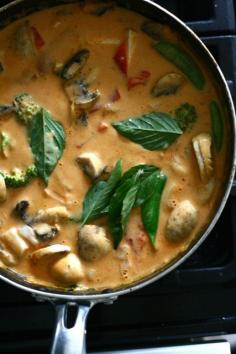 
                    
                        Veggie Panang Curry with Coconut Milk
                    
                