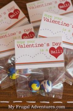 
                    
                        Fun and free noncandy Valentine's Day printable- bouncy balls are always a hit with kids!
                    
                