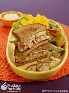 
                    
                        Sassy Tuna Sandwich - This tuna sandwich gets an extra nutritional boost from the traditional tuna salad with veggies and lowfat dressing. #recipe #produceforkids #healthy
                    
                