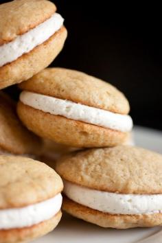 
                    
                        Banana Bread Whoopie Pies with Fluffy Vanilla Bean Frosting, Cooking Classy
                    
                