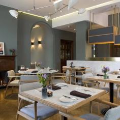 
                    
                        Designers Ariana Rees Roberts and Lucinda Johnson have continued their excellent work next door in Typing Room, where chef Lee Westcott is wowing diners amid the sensitively renovated Edwardian surrounds; oak, marble and natural textiles make for an elegant period dining area...
                    
                