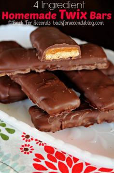 
                    
                        Easy Homemade TWIX Bars - No bake, and only 4 Ingredients!!! backforseconds.com  #twix #recipe #nobake #caramel #chocolate
                    
                