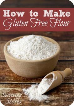 
                    
                        Simple Gluten-Free Flour Recipe! Use this recipe as a 1:1 replacement for recipes with regular flour!
                    
                