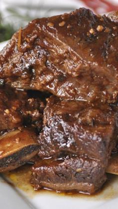 
                    
                        Slow Cooker Balsamic Short Ribs Recipe ~ so tender and delicious but the best part is they are easy!
                    
                