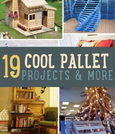 
                    
                        DIY Ideas - 19 Cool Pallet Projects | Our favorite wood pallet furniture and craft project made with pallets | Cool DIY Projects and Ideas for Men, Women, Teens, Kids www.diyready.com/...  #diyready
                    
                