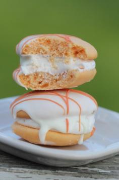 Orange Creamsicle Whoopie Pies- cookie of the day #6